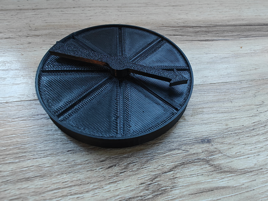 random picker wheel - no labels by mikkf3d toys & games board chooser ramdom spiner spin 3d print model - Mito3D