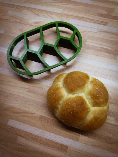 bread roll cutter by indibles household house models kaiser baking bakery pastry bun bund 3d print model - Mito3D