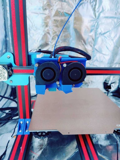 cr10 hemera dual 5015 resfriamento ventilador by cata3dd 3d impressora acessórios 3d print model - Mito3D