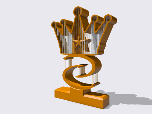 klein kreativ meisterschaft trophäe by mail iou kunst modelle komisch 3d print model - Mito3D