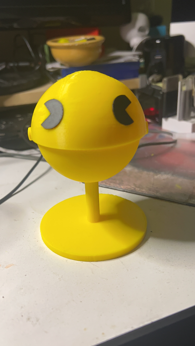 şeker pac man by stef3d 3d yazıcı ölçek modeller pacman 3d print model - Mito3D