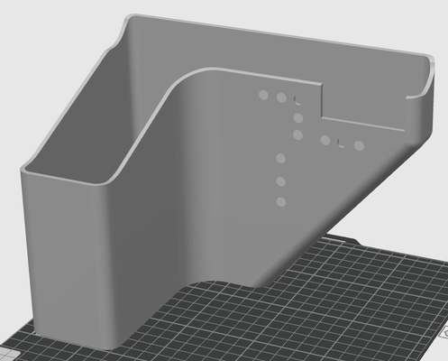 bambulab caca chute aimant trous remixé by informaticien 3d imprimante accessoires 3d print model - Mito3D