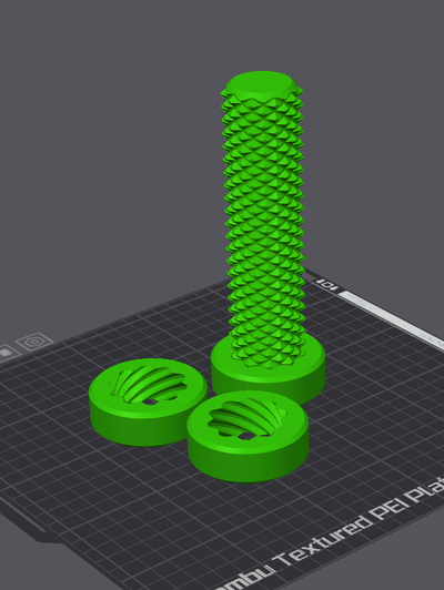 doble dirección tornillo nueces by tresdee juguetes juegos agitarse juguete tornillos 3d print model - Mito3D