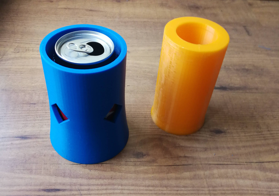 sturdy can crusher remixed by normaker household house models fusion360 step 3d print model - Mito3D