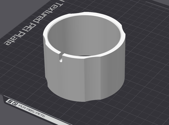 esun recharge adaptateur by seanchangx 3d imprimante accessoires bobine filament rechargefilamentspiscine espaceur réutilisable 3d print model - Mito3D