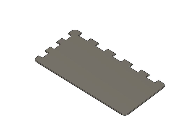 colla raschietto 0 25 dentellato by non collegato terra utensili spargitore adesivo diffusione 3d print model - Mito3D