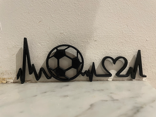 football amoureux remixé by andrianopolino loisir diy sport air amateur football balle cœur 3d print model - Mito3D