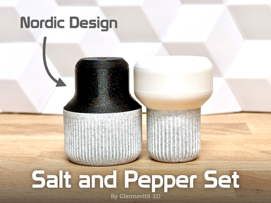 sale pepe impostato moderno shaker kit by glennovit 3d domestico casa modelli pepe nordico design nordicdesign semplice minimalista minimo facile stampa erba erbe aromatiche spezia cucina cibo cena cenare tavolo pratico impronta pratica riutilizzabile arredamento 3d print model - Mito3D