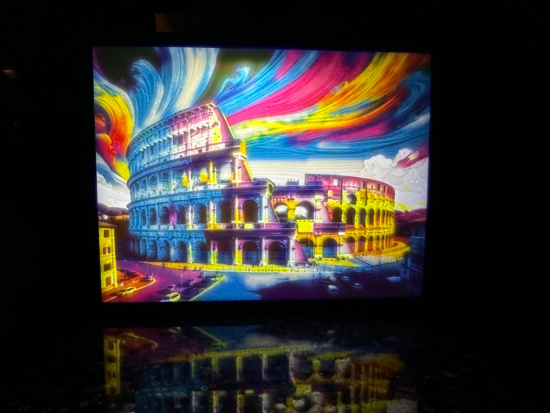 rome colisée lithophane by nates impression boutique ménage décor cmyk cmyklithophane bronode litho lithobox lithographier lithographie paquet couleur lumière coloré art boîte 3D print model - Mito3D