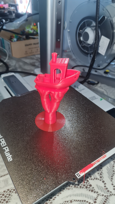 floating 3d benchy remixed by lalboys design printing printer test models benchmark support fun challenge 3d print model - Mito3D