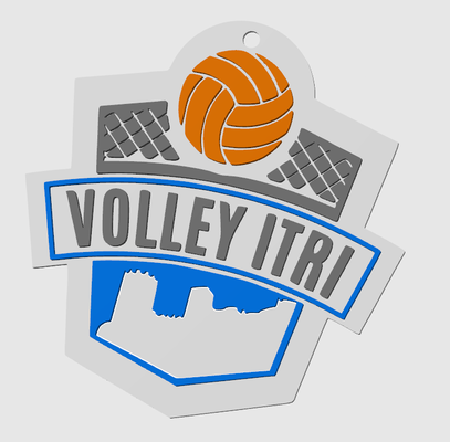 logo volley itri by 2lp foto kunst zeichen logos volleyball 3d print model - Mito3D