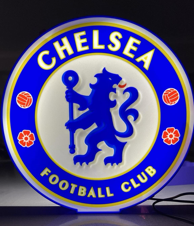 epl chelsea lightbox by dannazione passatempo fai sport all'aperto calcio ams 3d print model - Mito3D