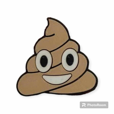 poop emoji magnet remixed by ntcountrycreations education chemistry shit smile 3d print model - Mito3D