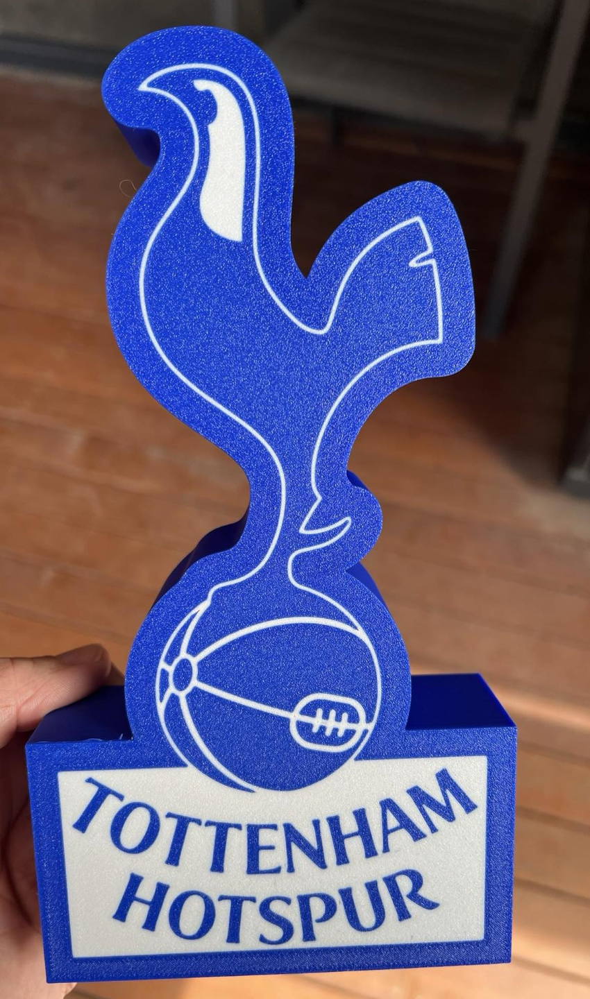 epl tottenham hotspur lightbox by dannazione passatempo fai sport all'aperto calcio ams 3D print model - Mito3D