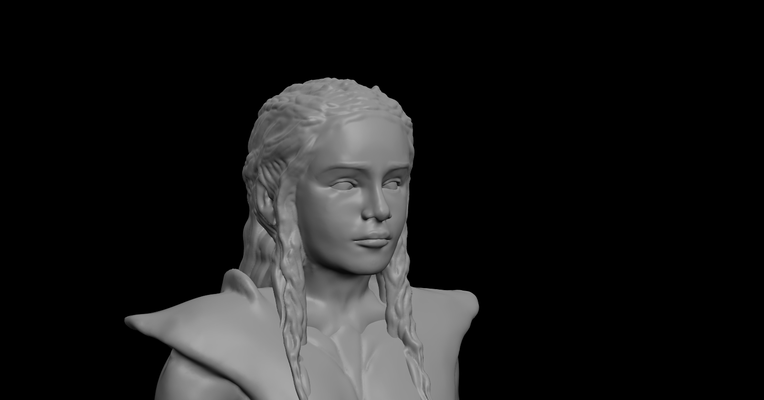 danerys game of thrones by carlosarkane miniatures people 3d print model - Mito3D