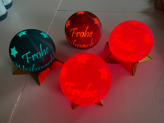 personnalisé embrasé noël stand ball led éloigné contrôle pépin by christian ménage décor décorations lampe art print in place 2024 3d print model - Mito3D