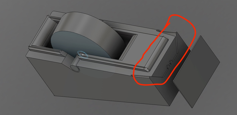 nastro adesivo dispenser by mb3d x1c passatempo fai titolare supporto dispensatore natale 3d print model - Mito3D