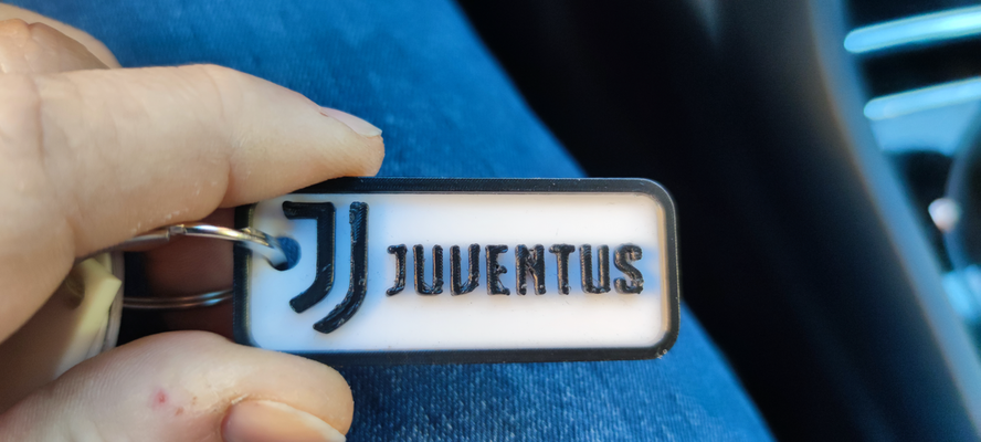 juventus chaveiro by thedecember87 ferramentas aparelhos futebol 3d print model - Mito3D