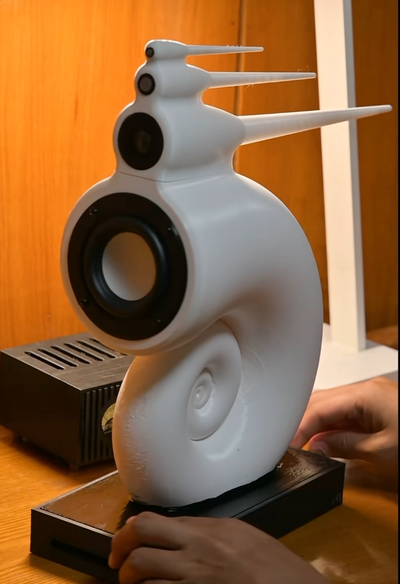 imitar bowers amp wilkins nautilus alto falante remixado by utilizador 1856824685 passatempo faça música 3d print model - Mito3D