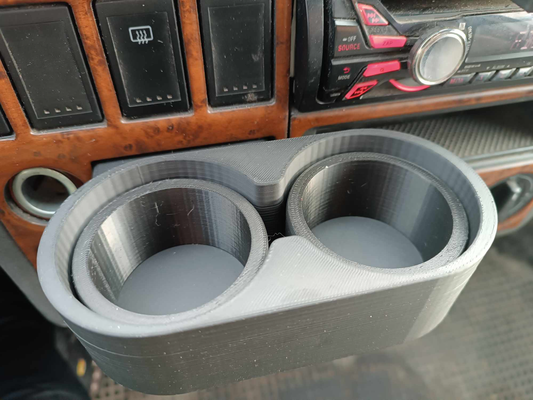 t4 multivan drink holder by pepeprint hobby & diy vehicles 3d print model - Mito3D