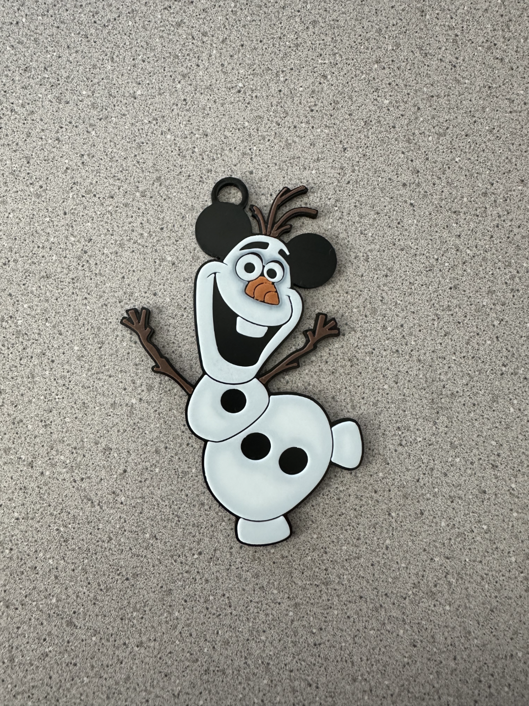 olaf mickey ohren ornament reißverschluss ziehen by 3d vorstellen haushalt dekor disney world disneyland weihnachten multi farbe drucken drucken schneemann 3D print model - Mito3D