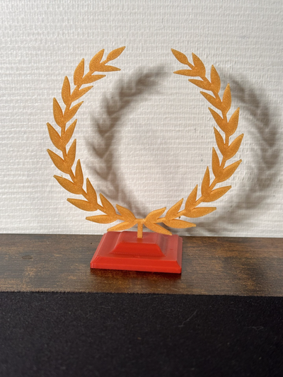 trophy by creamade3d household decor number one statue sculture 3d print model - Mito3D