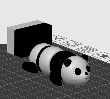 mini kıpır panda ilk girişim in blender by alphasim eu oyuncaklar oyunlar karakterler oyuncak 3d print model - Mito3D