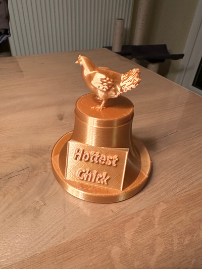 hottest chick trophy by shy steve art models award hot girl 3d print model - Mito3D