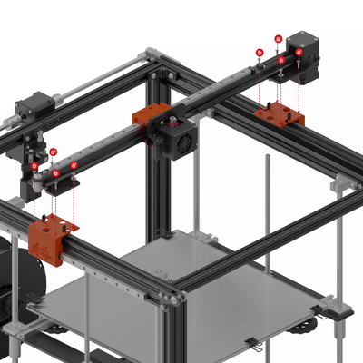 ender 5 lineal guía rail equipo mgn12h by 3devangelist 3d impresora partes ender5plusupgrades ender5 ender5plus rieles carril 3d print model - Mito3D