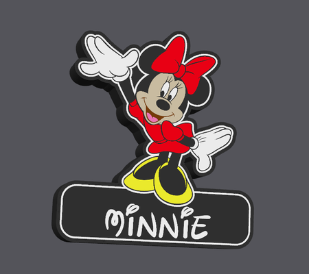 minnie fare hafif kutu by dalet11 ev halkı dekor mini mikey mickey ışık minniemouse 3d print model - Mito3D