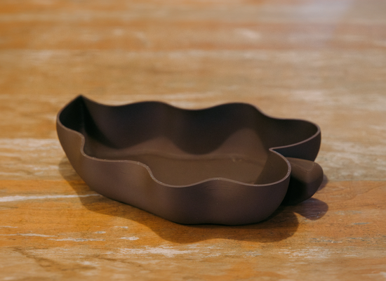 leaf tray bowl by josh-3d household decor organizer holder nature 3d print model - Mito3D