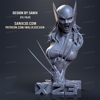 - 23 bustfiles superheroes sanix3d 3d print model - Mito3D