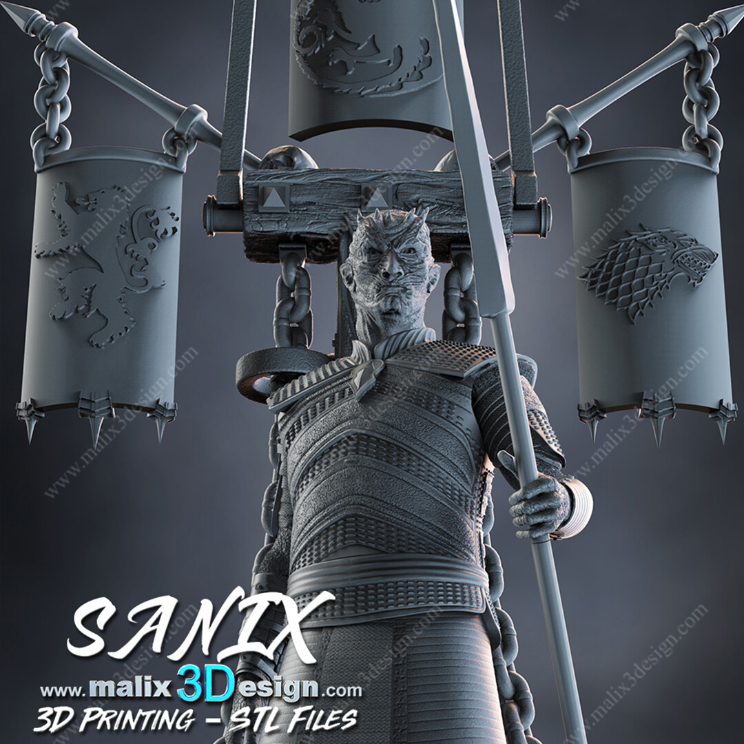 rei 3d imprimir arquivos Super heróis sanix3d 3D print model - Mito3D
