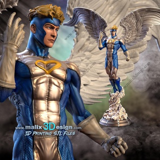 angel x-men -files superheroes sanix3d 3d print model - Mito3D