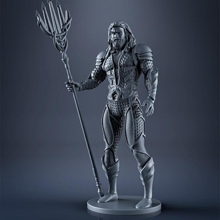 Aquaman 3d druckbar Modell Superhelden sanix3d 3d print model - Mito3D