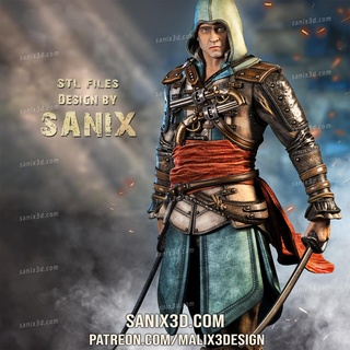 assassin files super héros sanix3d 3d print model - Mito3D