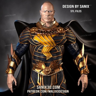 black adam -files superheroes sanix3d 3d print model - Mito3D