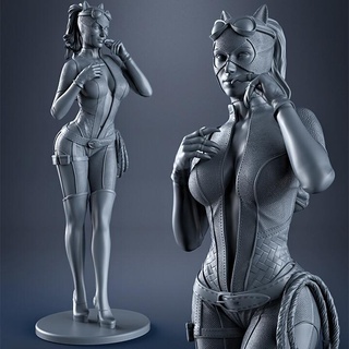catwoman - 3d printable model superheroes sanix3d 3d print model - Mito3D