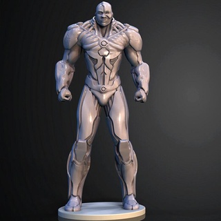 cyborg 3d modelo impresión superhéroes sanix3d 3d print model - Mito3D