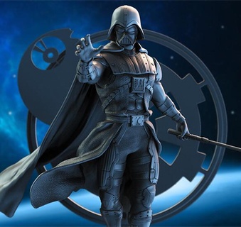 darth Vader 3d modelo impressão Super heróis sanix3d 3d print model - Mito3D