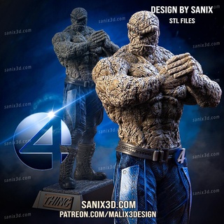 fantastique files super héros sanix3d 3d print model - Mito3D