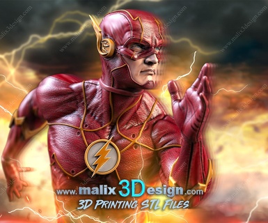destello files superhéroes sanix3d 3d print model - Mito3D
