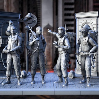 ghostbusters diorama - 4 heroes -files superheroes sanix3d 3d print model - Mito3D