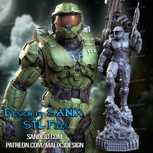 halo master chief - stl files master chief petty officer john-117 master chief - 3d printing master chief towering supersoldier spartan raised trained childhood combat project fan art  model stl files adapted 3d printing stl files downloaded