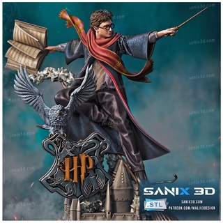harry potier files super héros sanix3d 3d print model - Mito3D
