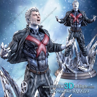 ghiaccio uomo x men files supereroi sanix3d 3d print model - Mito3D