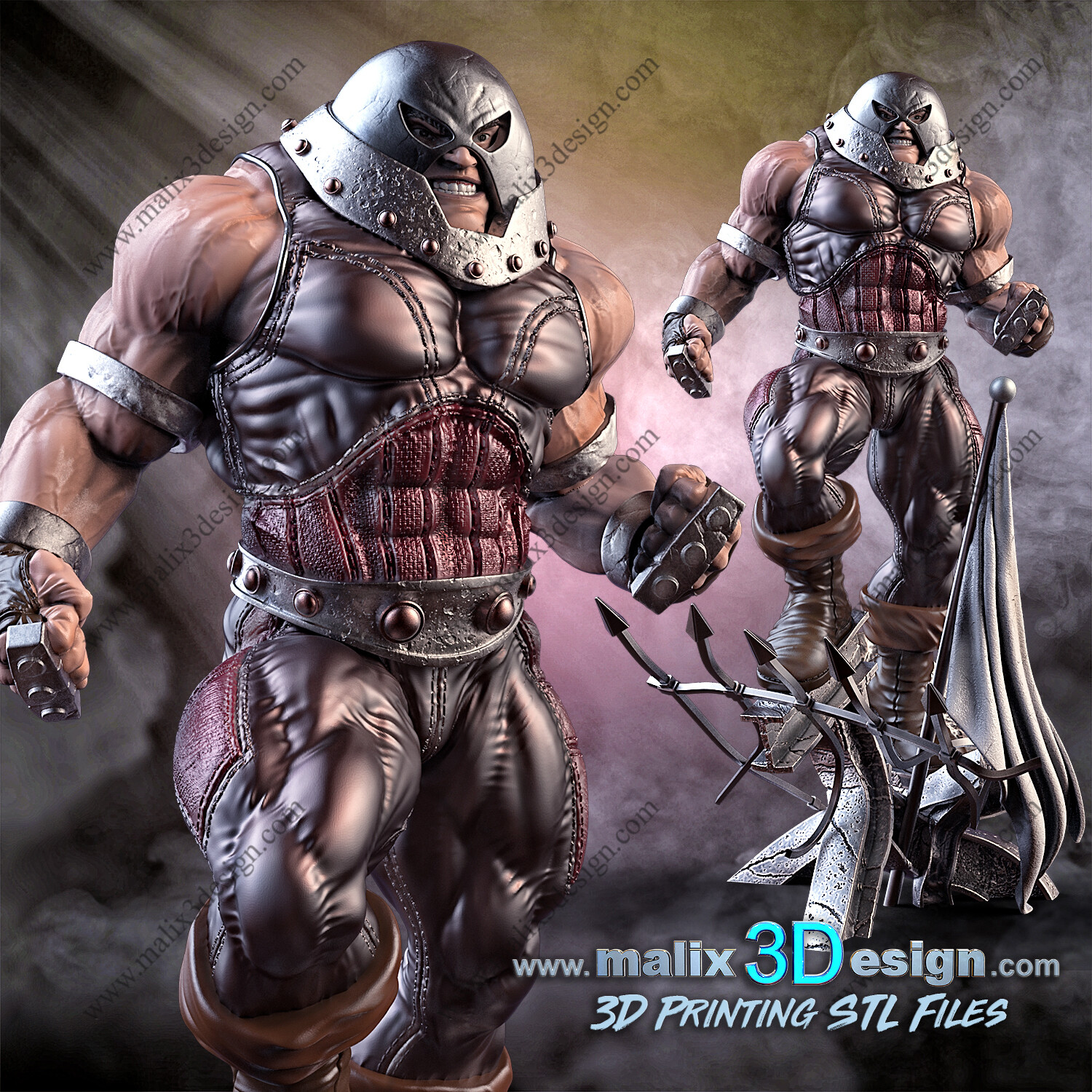 Juggernaut files süper kahramanlar sanix3d 3D print model - Mito3D