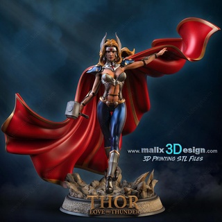 senhora Thor files Super heróis sanix3d 3d print model - Mito3D