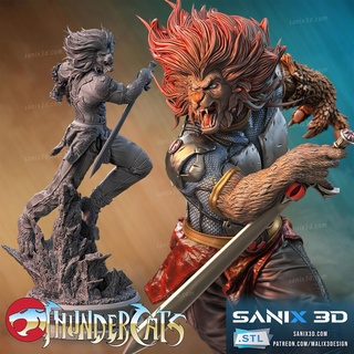 lion thundercats files supereroi sanix3d 3d print model - Mito3D