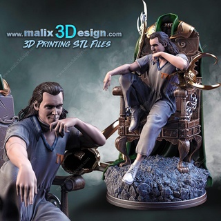 Loki files super héros sanix3d 3d print model - Mito3D